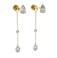 Pendientes Ama Mujer in Oro amarillo Diamante Lab Grown 1.69 Ct AMA-OR-F203-122-2 - AMA-OR-F203-122-2